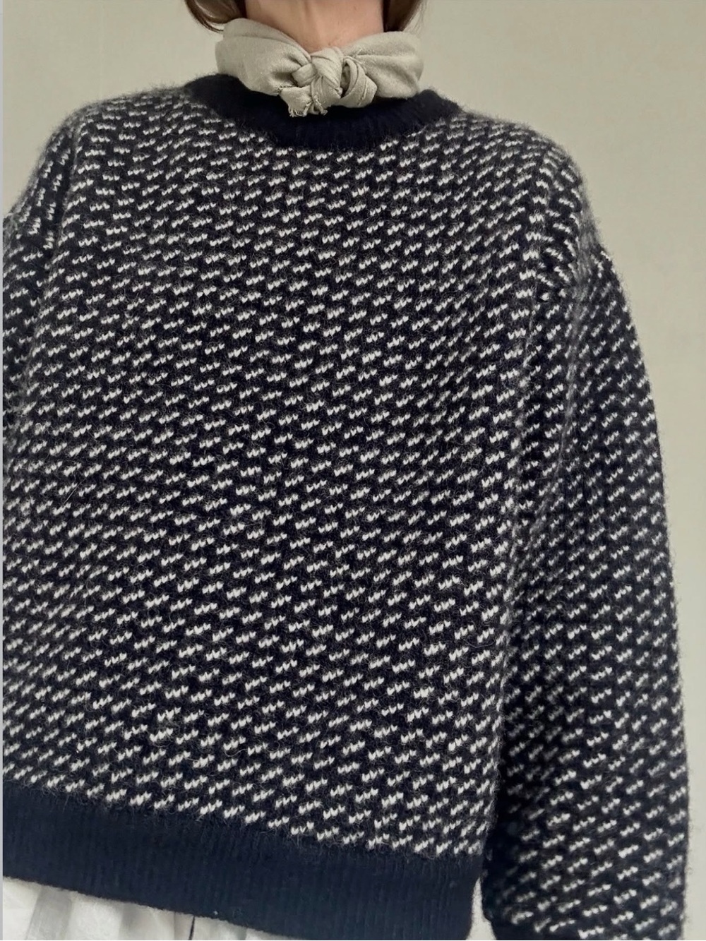 Vintage LL Bean Birdseye Knit Sweater - Picture 2 of 4